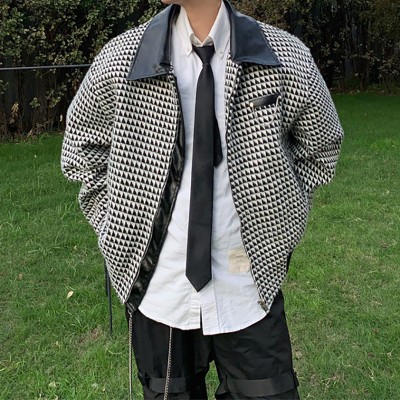 Diamond Plaid Jacket