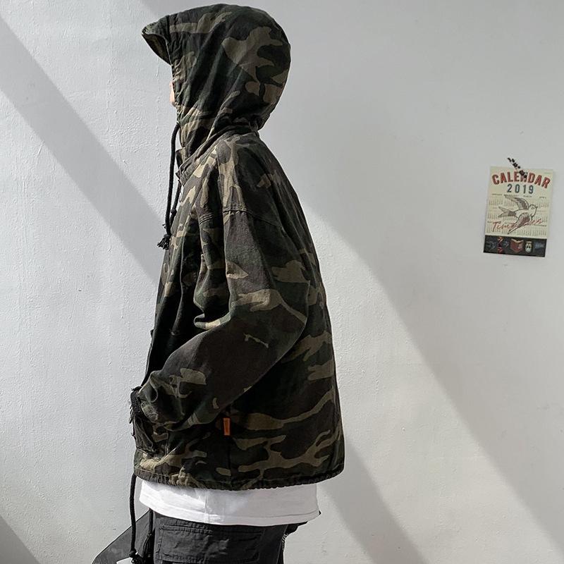 New Men's Camouflage Hooded Jacket