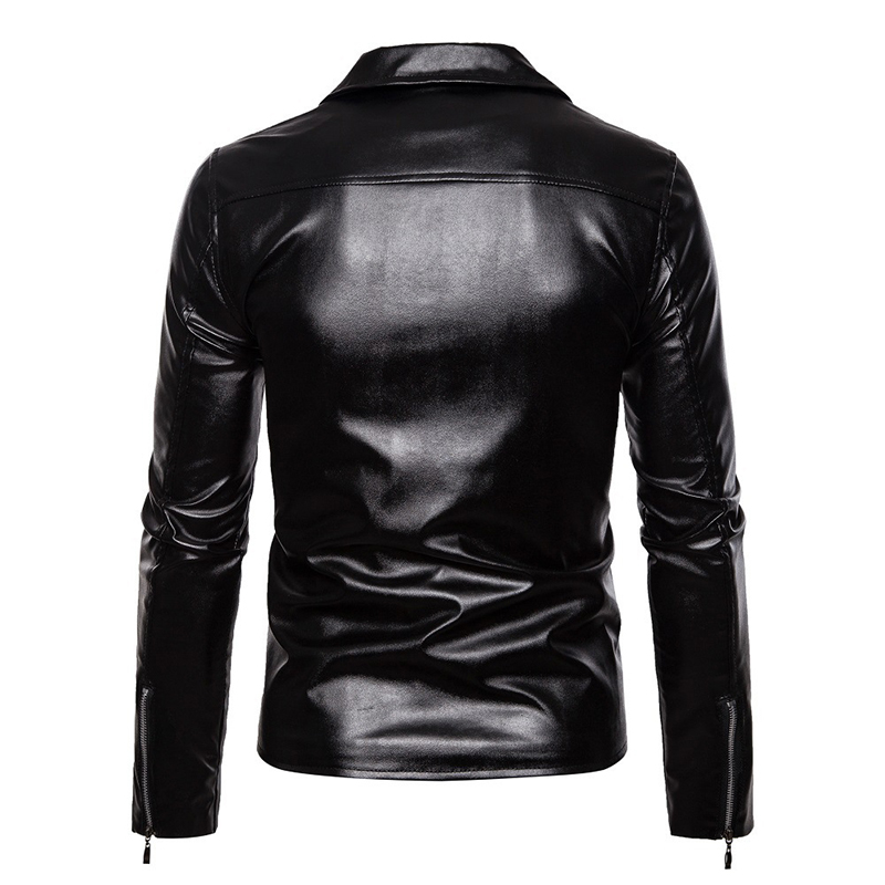 Lapel Short Punk Motorcycle Jacket