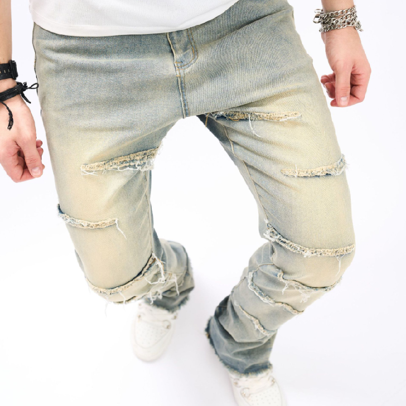 Men's High Street Bootcut Yellow Mud Jeans
