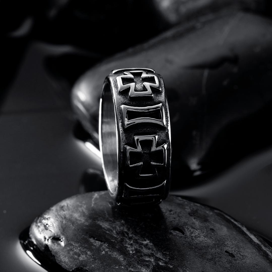  The Iron Cross Stainless Steel Ring