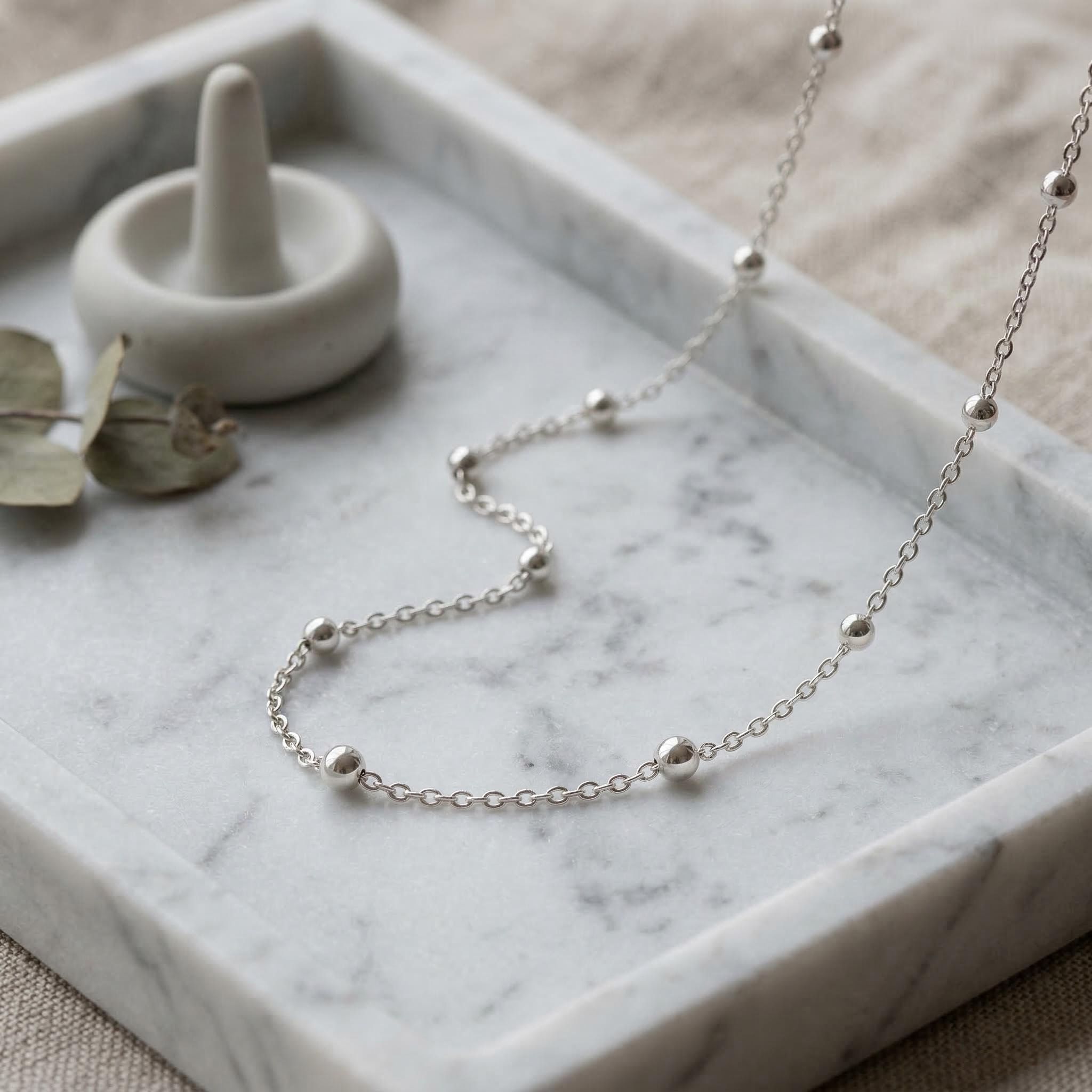 3mm Interval Beads Stainless Steel Chain 3mm Interval Beads Stainless Steel Chain