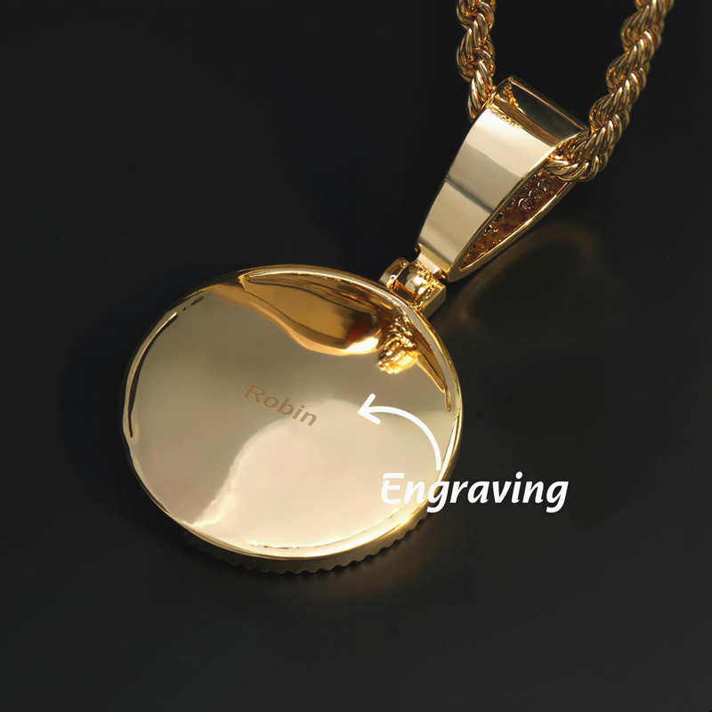 Iced Compass Pendant Iced Compass Pendant