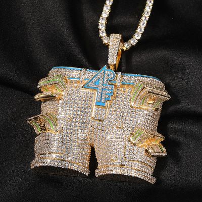  Iced 4PF USD Shorts Pendant