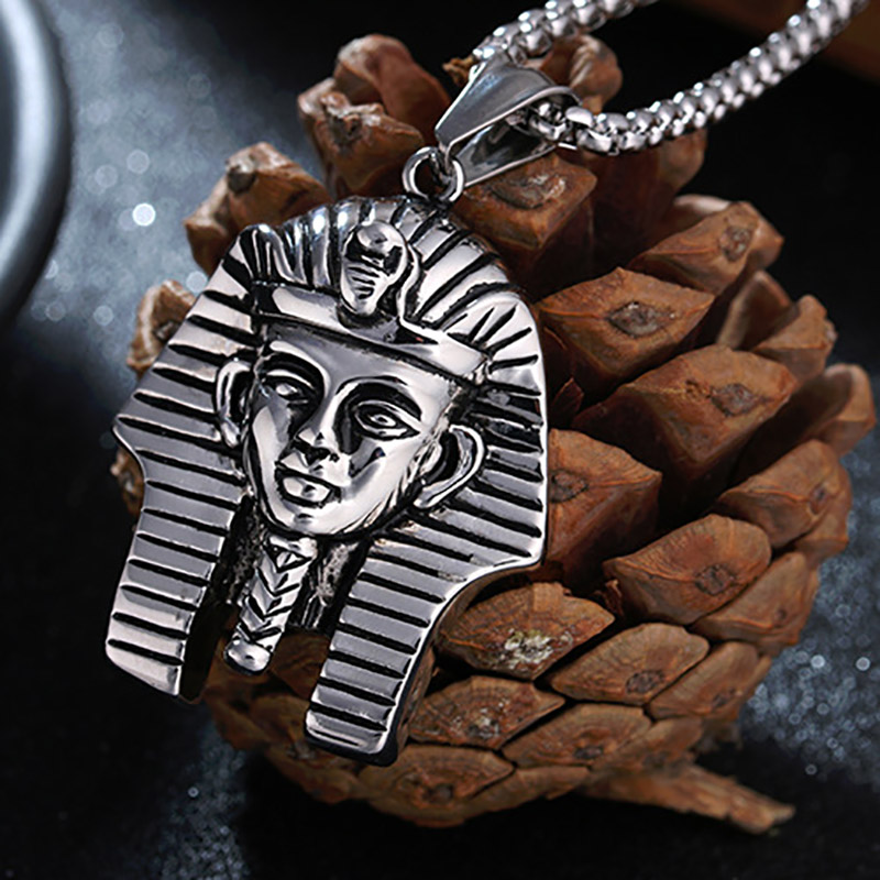 Stainless Steel Egyptian Pharaoh Pendant