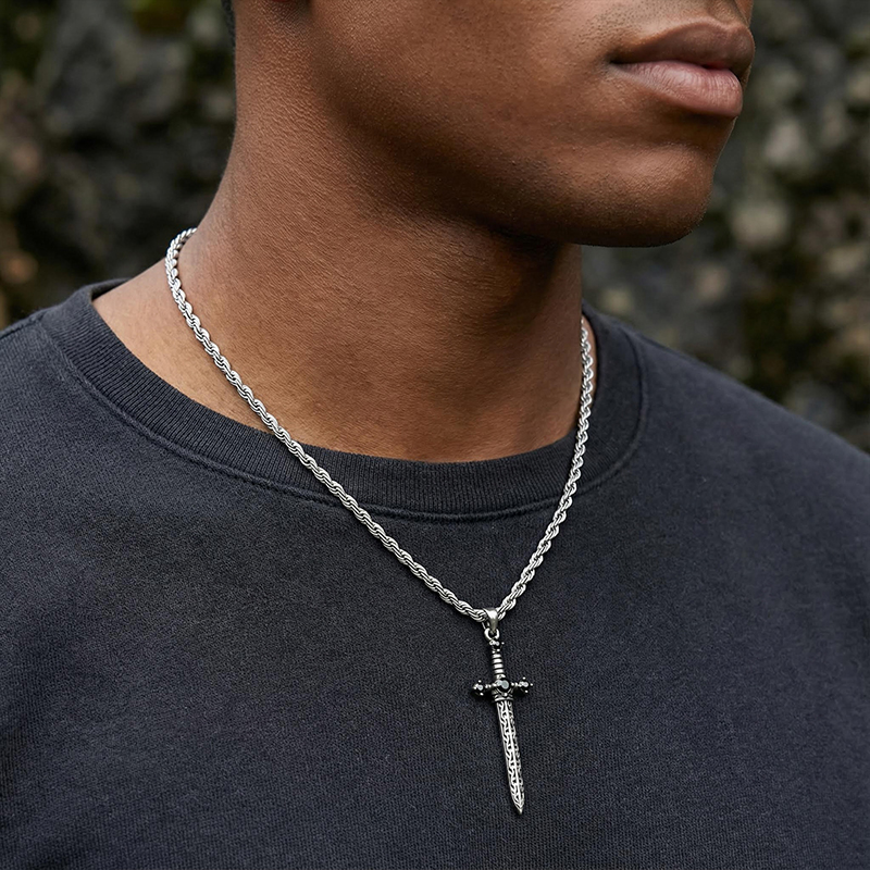 Iced Vintage Sword Pendant Iced Vintage Sword Pendant