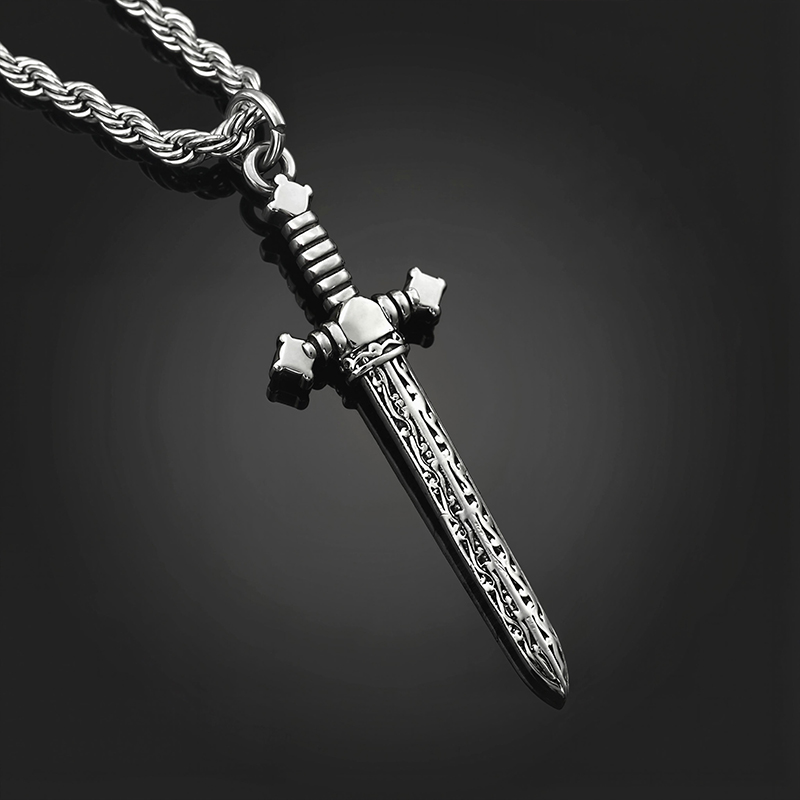 Iced Vintage Sword Pendant Iced Vintage Sword Pendant