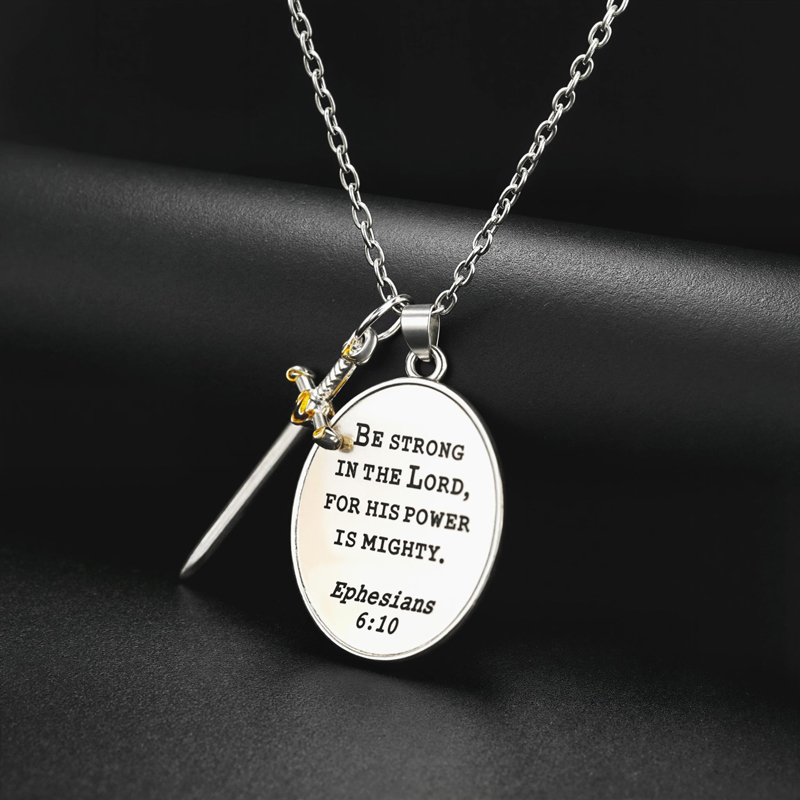 St. Michael Shield and Sword Protection Pendant St. Michael Shield and Sword Protection Pendant