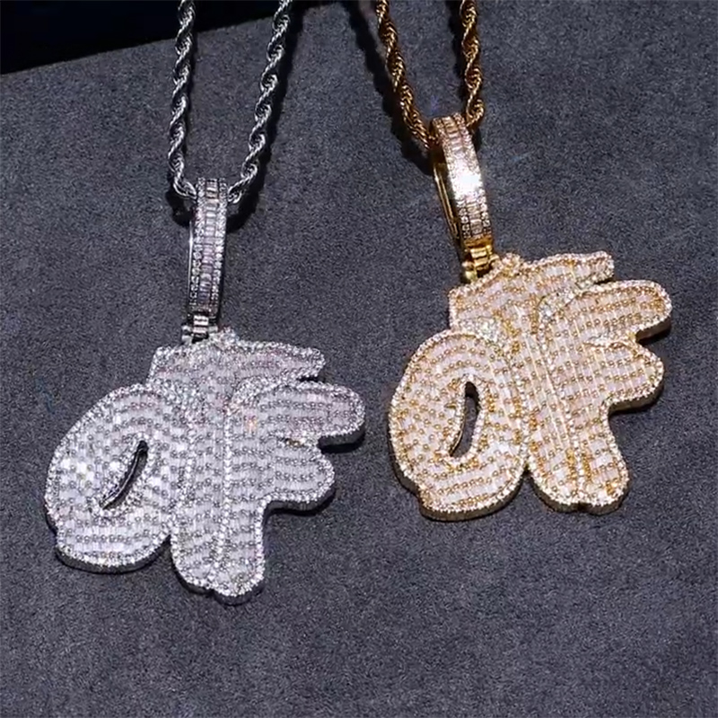 Iced Baguette Cut Only the Family OTF Pendant