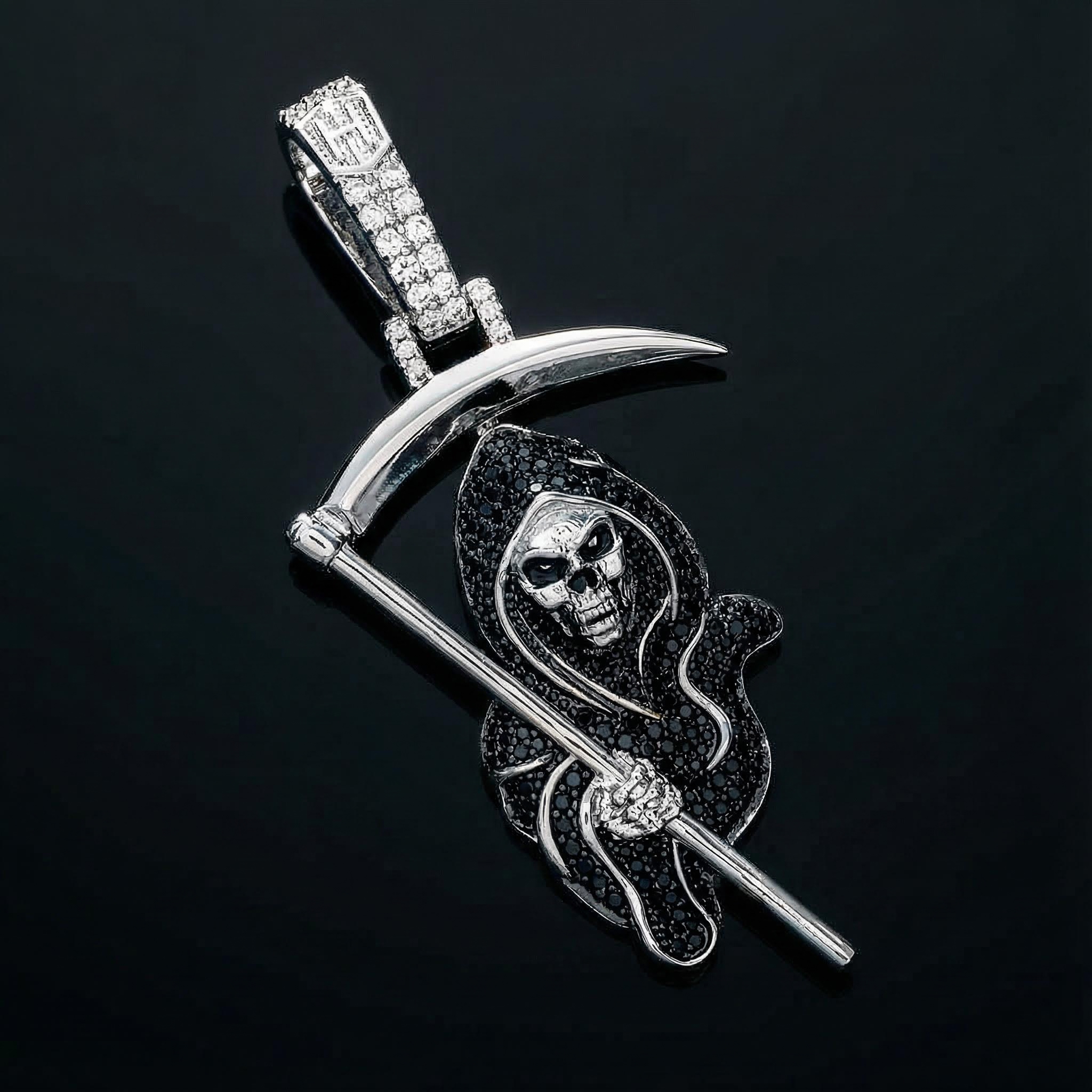  The Death Skull with Sickle Pendant