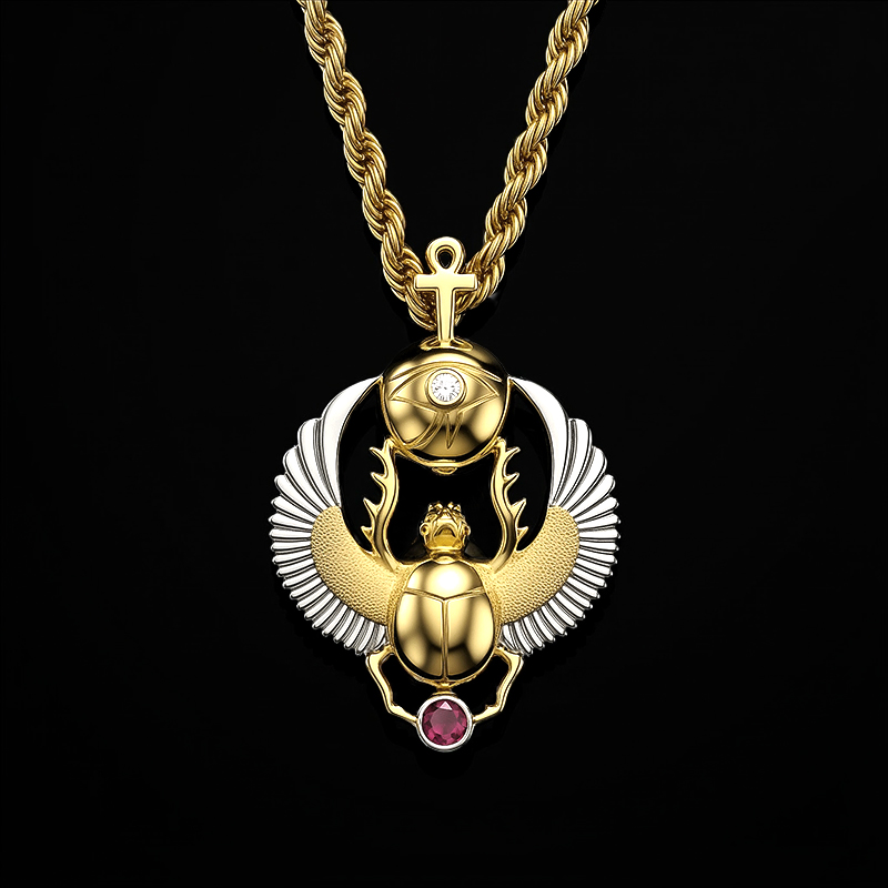 Egyptian Amulet Scarab Pendant Egyptian Amulet Scarab Pendant