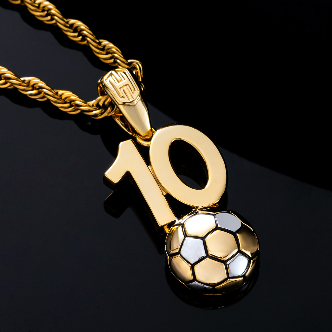 Custom Number Soccer Pendant
