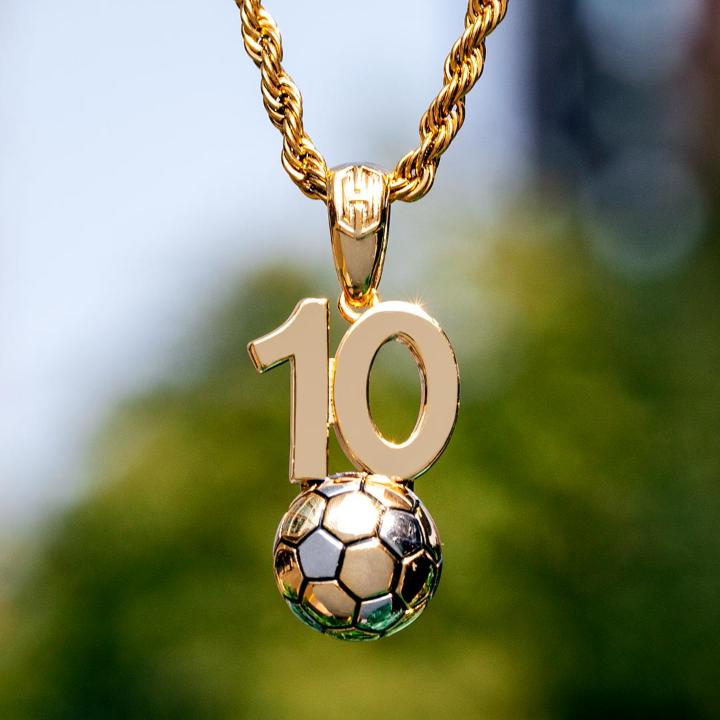 Custom Number Soccer Pendant Custom Number Soccer Pendant