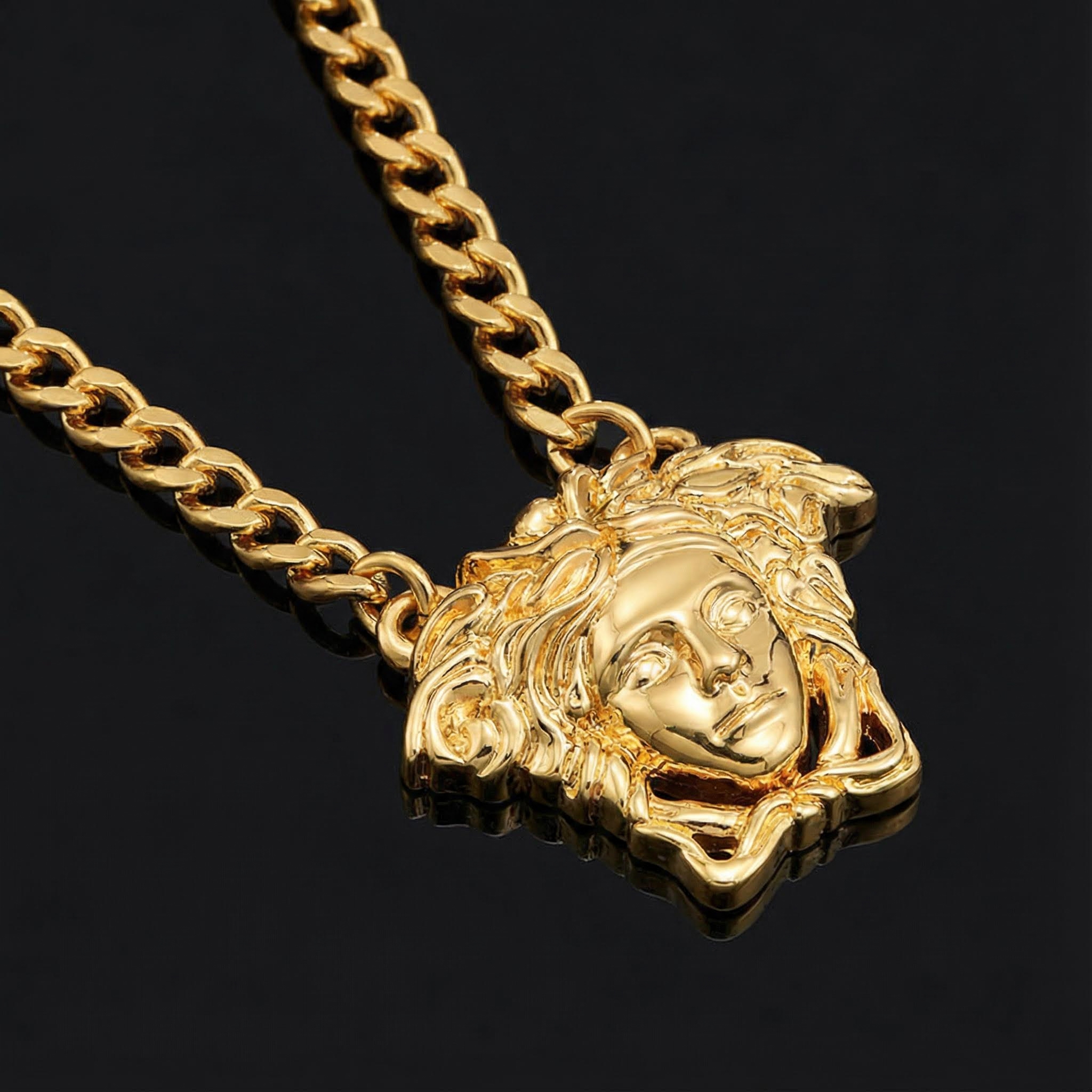 Snake Hair Banshee Cuban Necklace Snake Hair Banshee Cuban Necklace