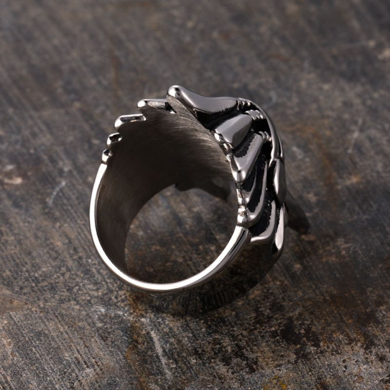 Tribal Chief Stainless Steel skull Ring
