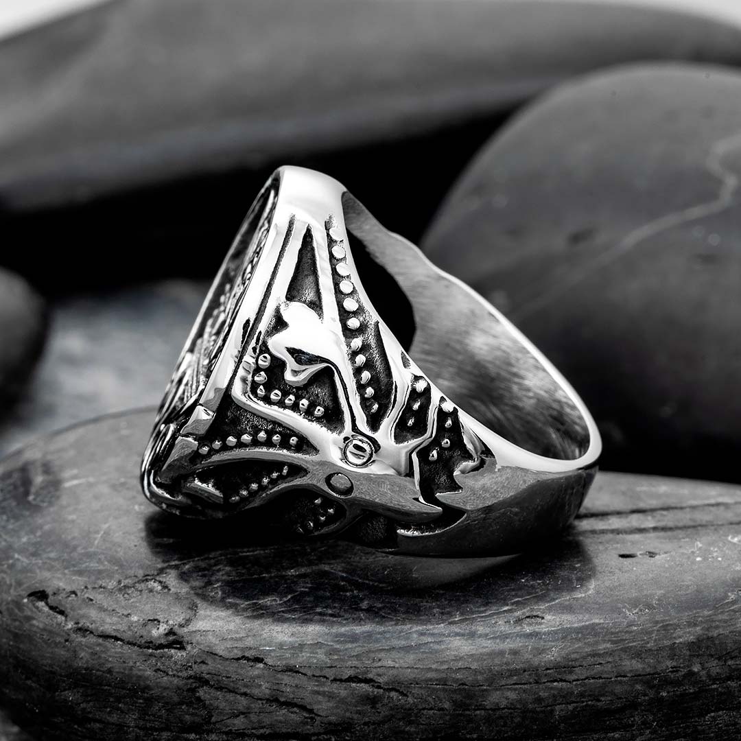 Sailing Ship Storm Sailor Stainless Steel Ring