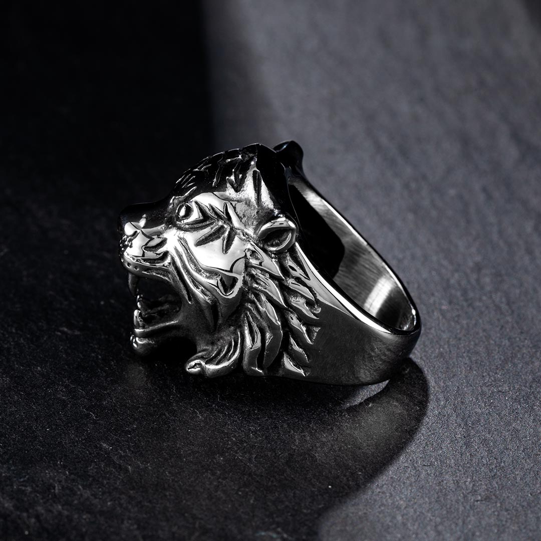 Bengal Tiger Stainless Steel Ring