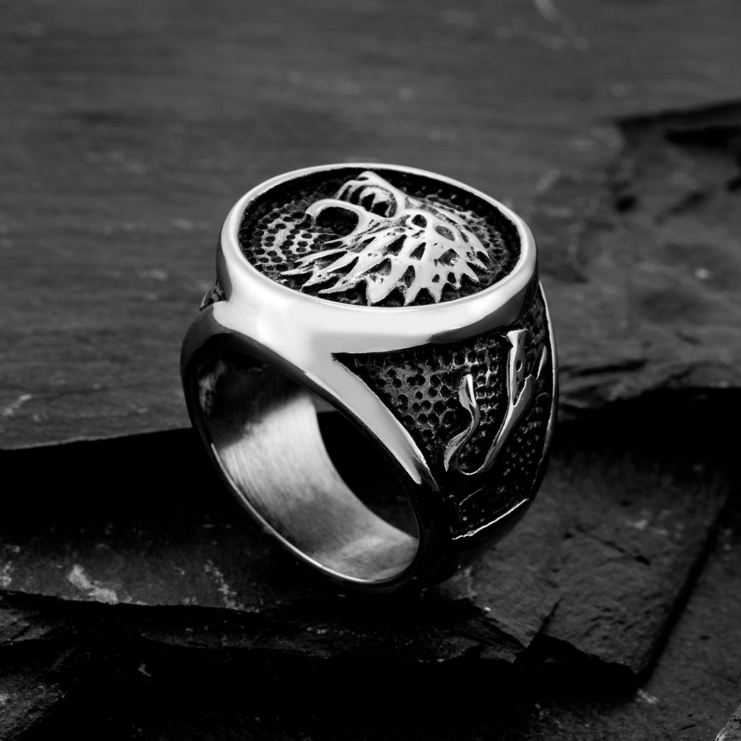 House Stark Direwolf Stainless Steel Ring