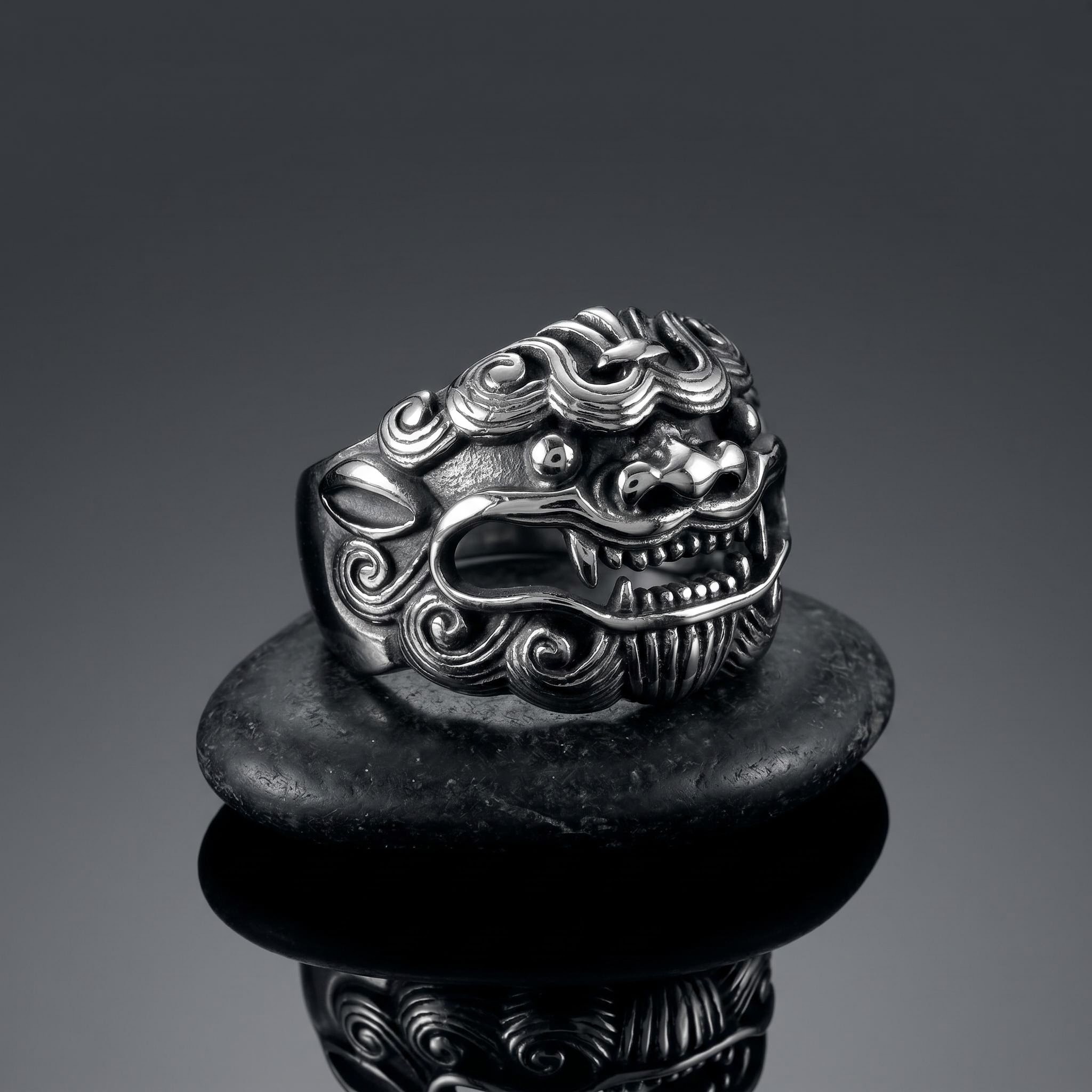 Demon Tiger Stainless Steel Ring Demon Tiger Stainless Steel Ring
