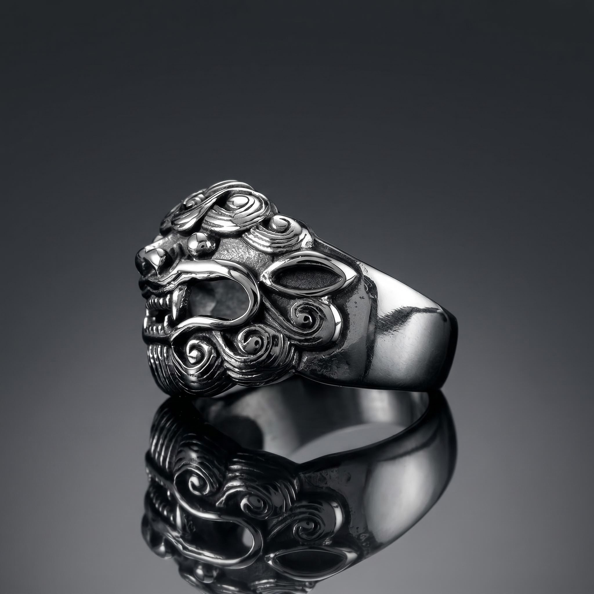 Demon Tiger Stainless Steel Ring Demon Tiger Stainless Steel Ring