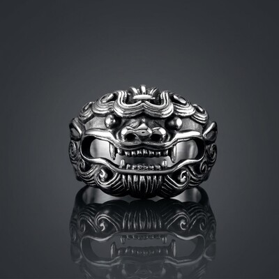  Demon Tiger Stainless Steel Ring