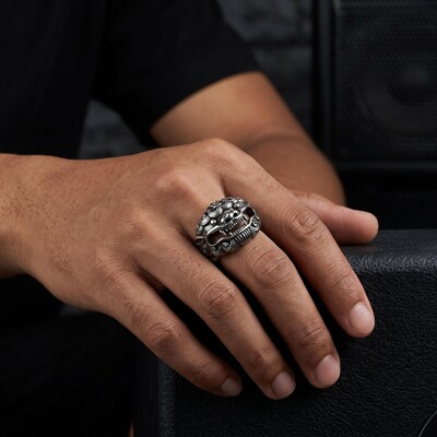  Demon Tiger Stainless Steel Ring