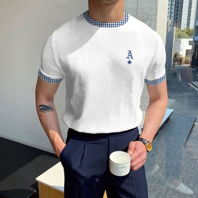 White Embroidered Short Sleeved T-shirt