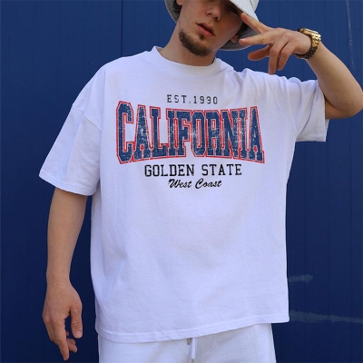 California Print Short Sleeve T-shirt