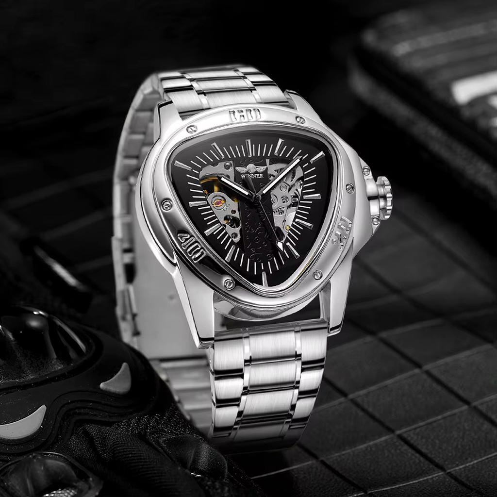 Triangle Skeleton Mechanical Automatic Sport Watch Triangle Skeleton Mechanical Automatic Sport Watch