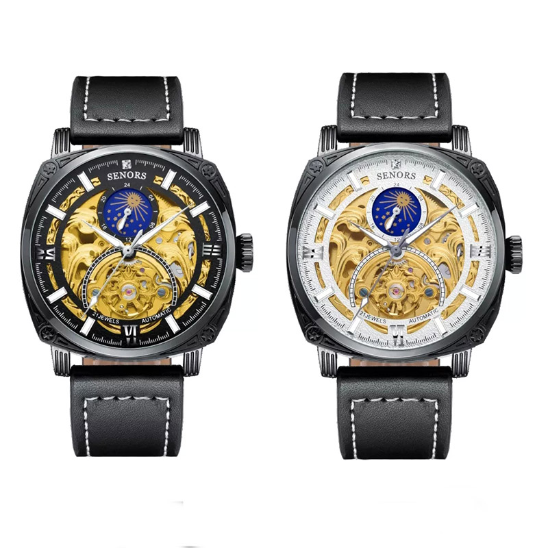 Casual Mechanical Skeleton Automatic Watch