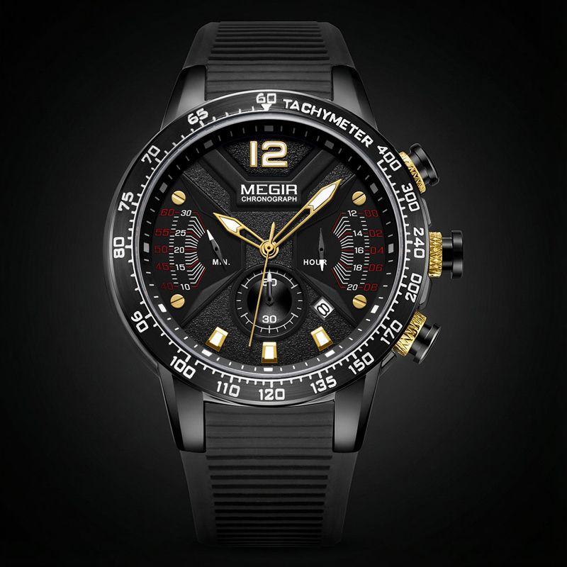 48mm Waterproof Quartz Luminous Silicone Strap Watch 48mm Waterproof Quartz Luminous Silicone Strap Watch