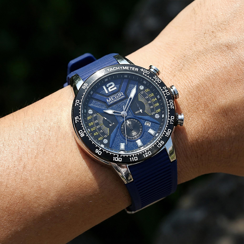 48mm Waterproof Quartz Luminous Silicone Strap Watch 48mm Waterproof Quartz Luminous Silicone Strap Watch