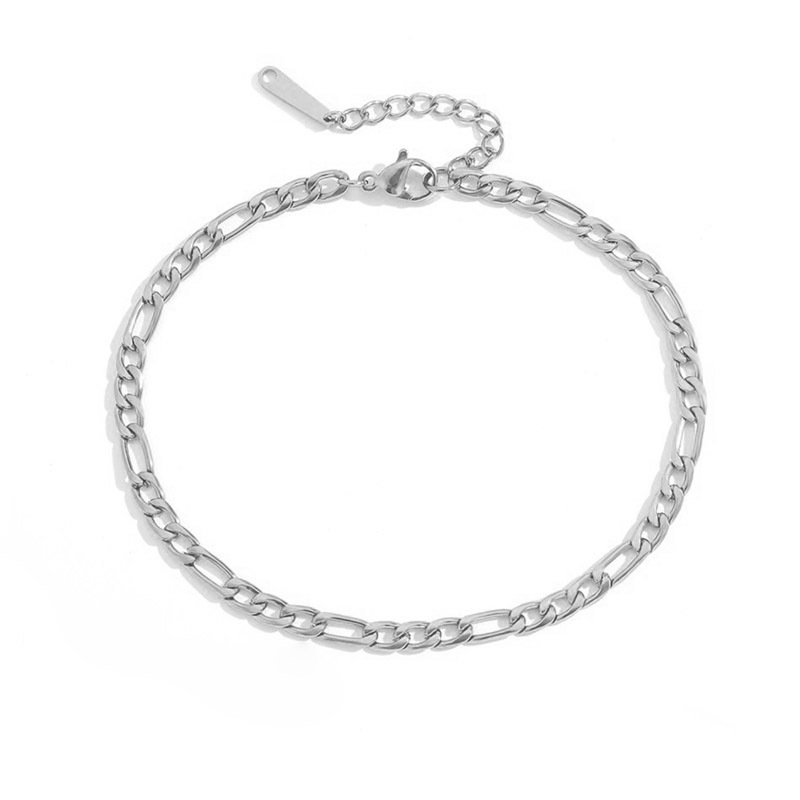  4mm Figaro Chain Anklet