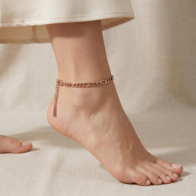  4mm Figaro Chain Anklet