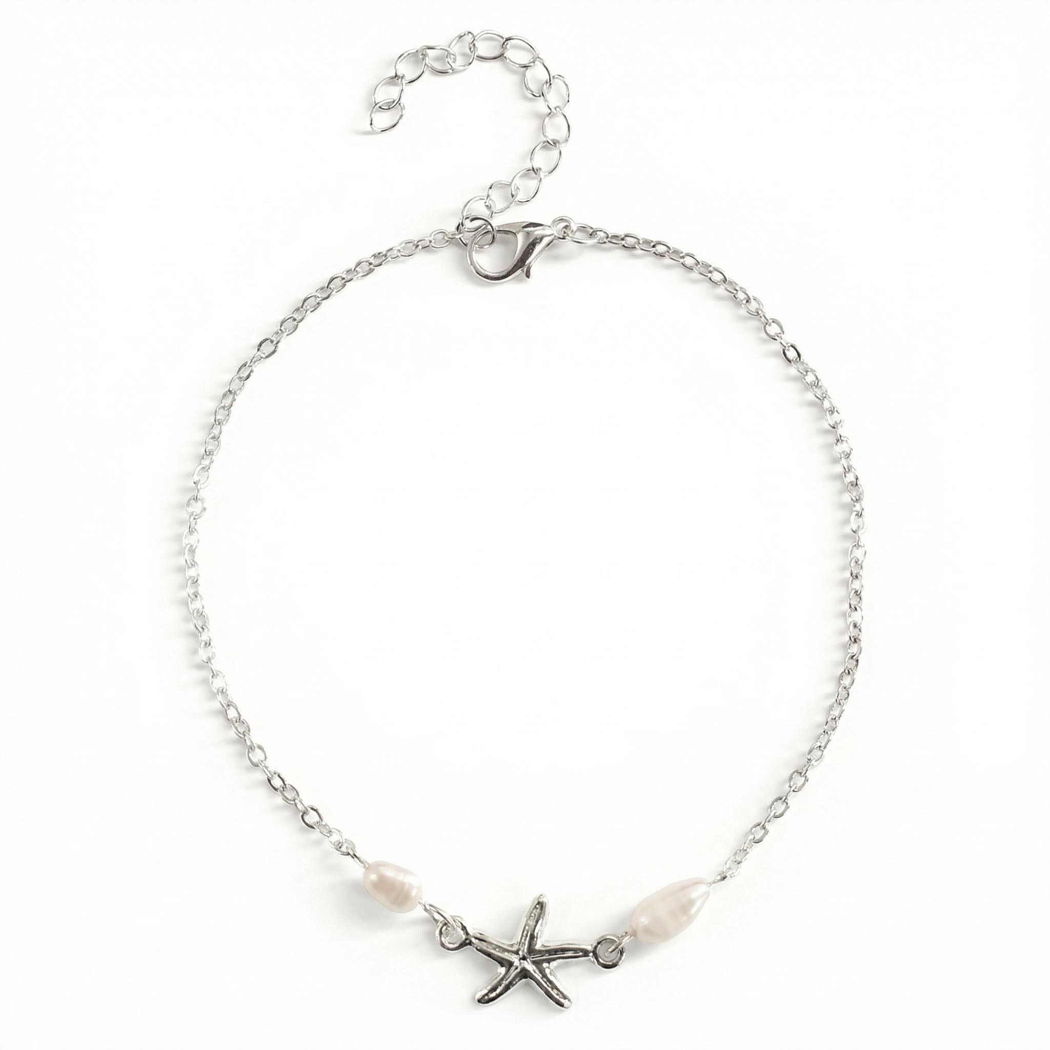 Starfish Pearl Anklet