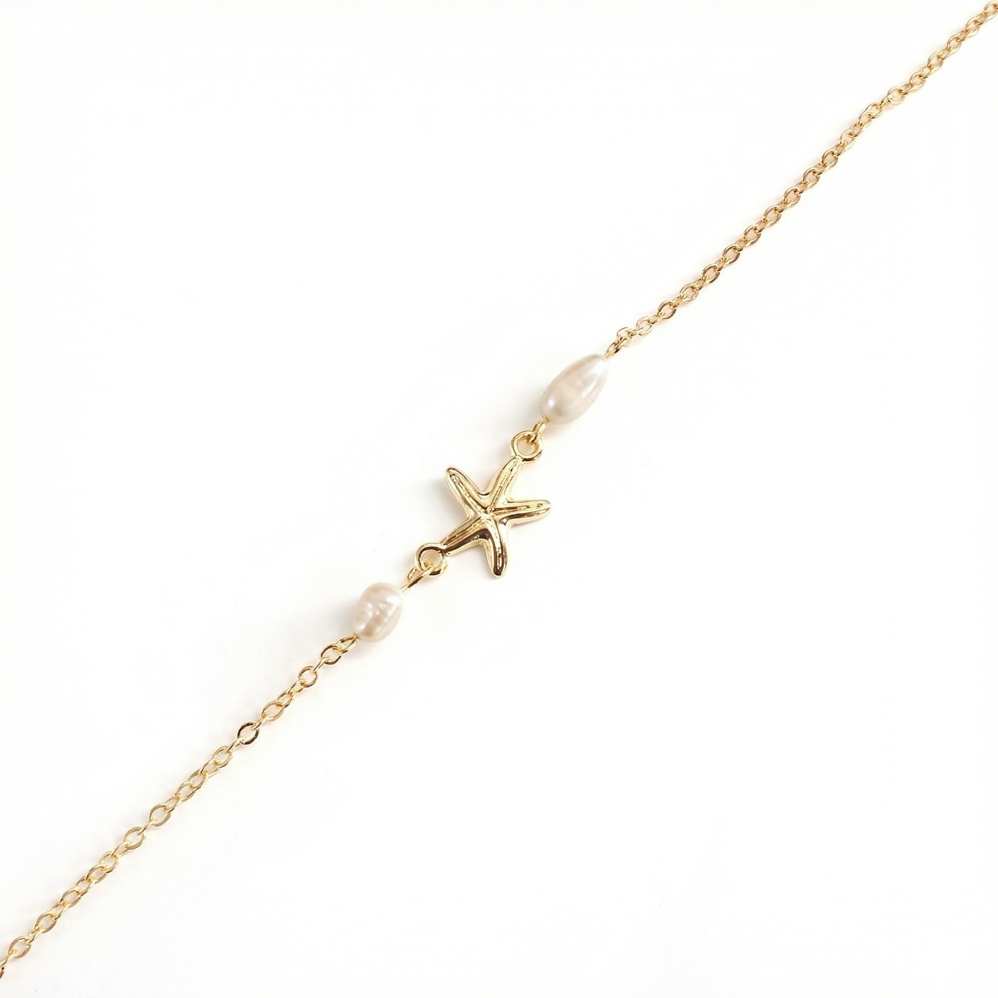 Starfish Pearl Anklet
