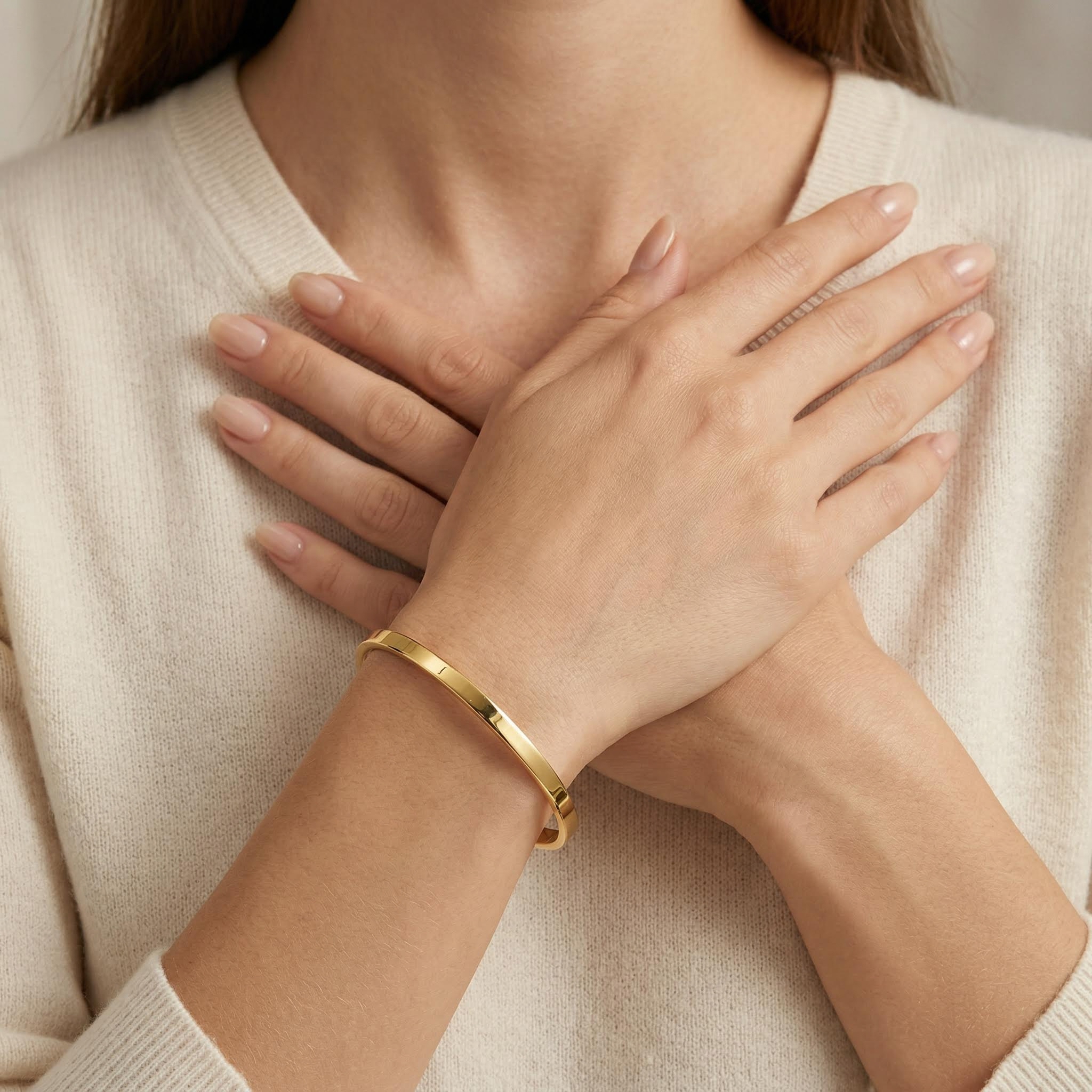 Classic 4mm Cuff Bangle Classic 4mm Cuff Bangle