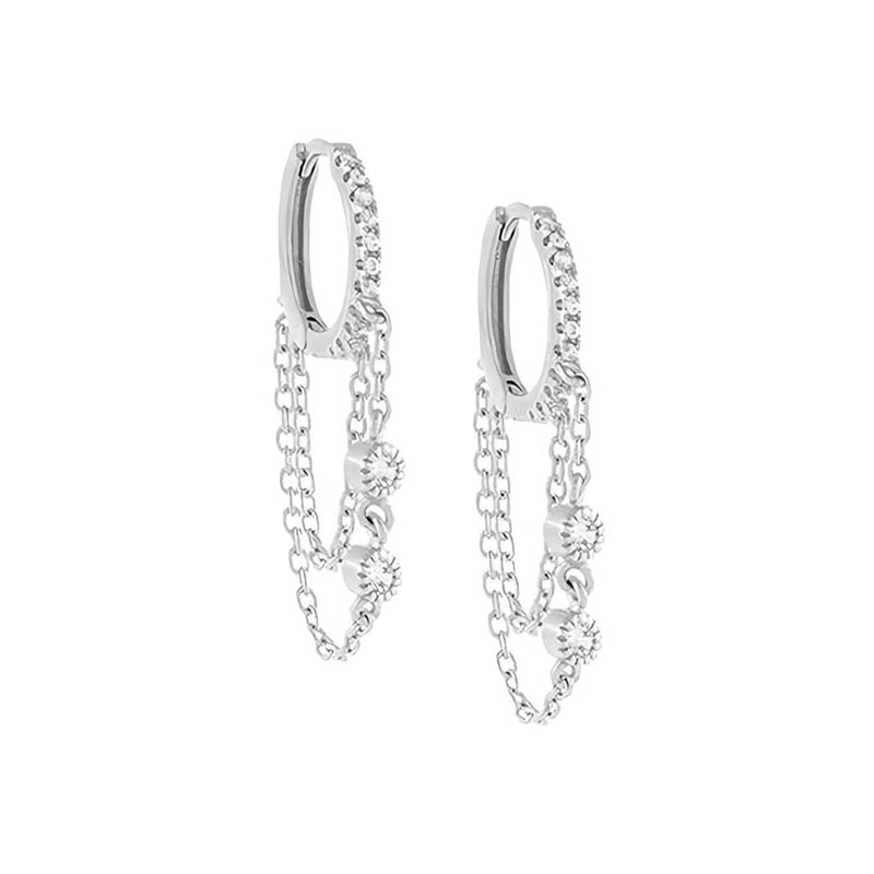  Sterling Silver Tassel Earrings