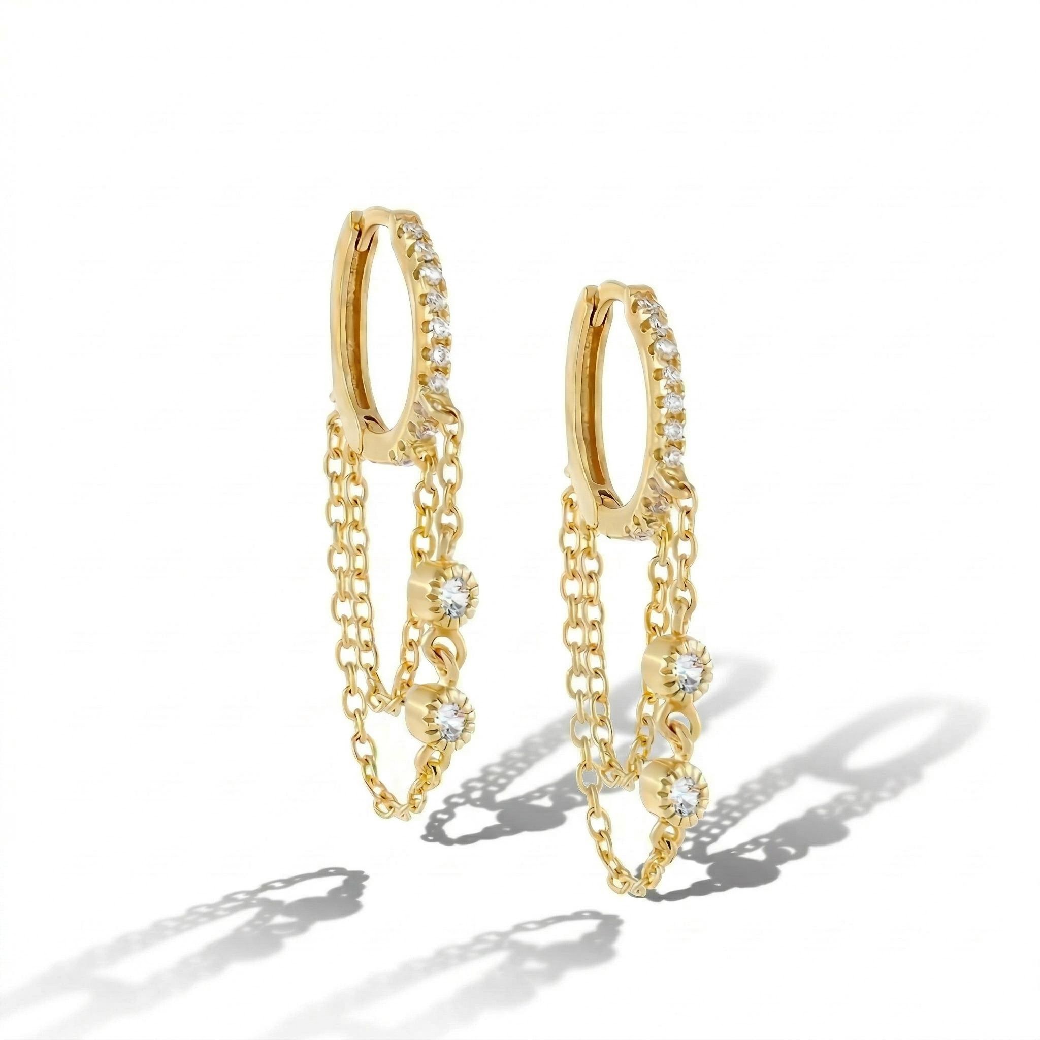  Sterling Silver Tassel Earrings