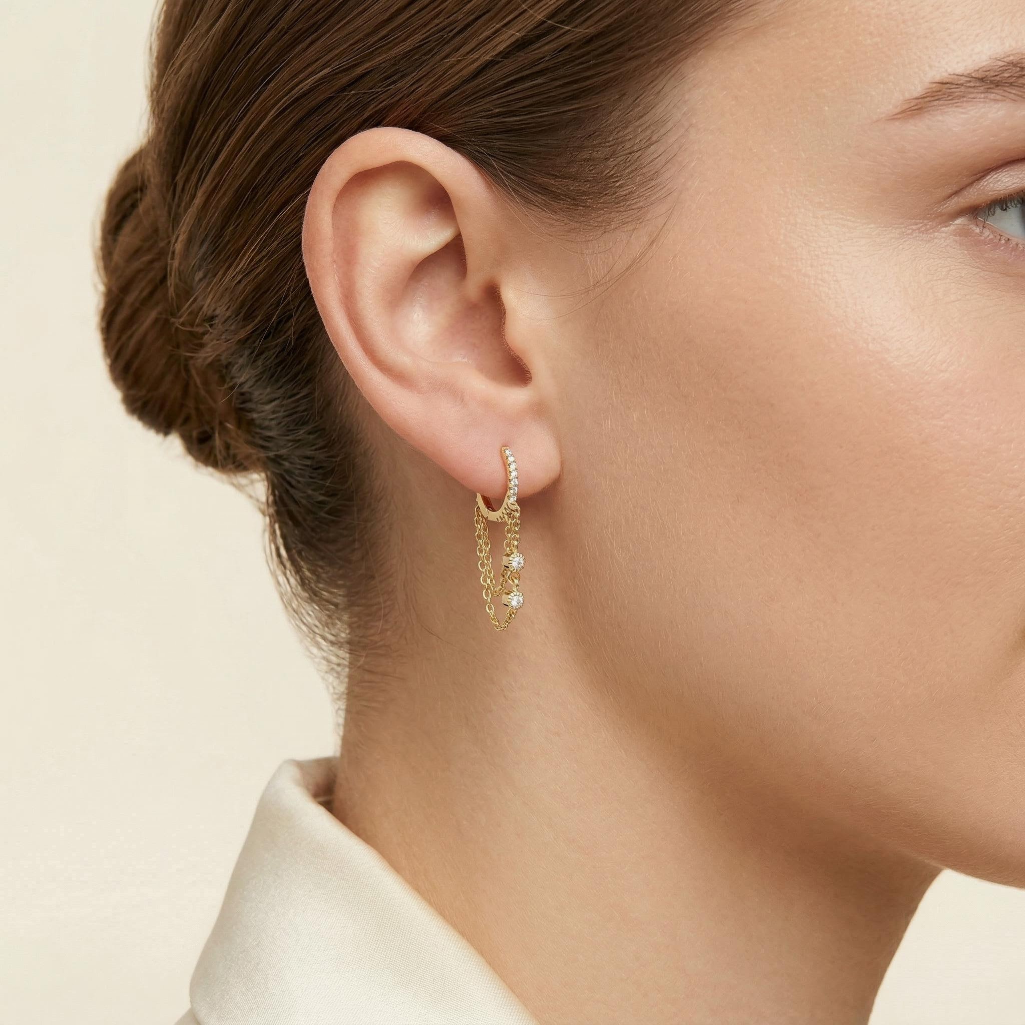  Sterling Silver Tassel Earrings