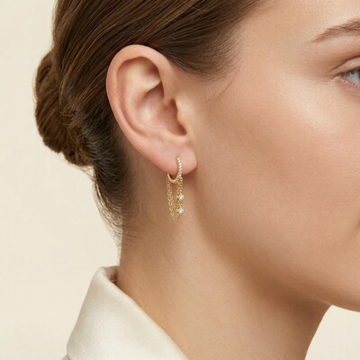  Sterling Silver Tassel Earrings