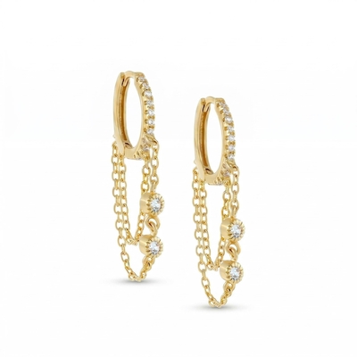  Sterling Silver Tassel Earrings