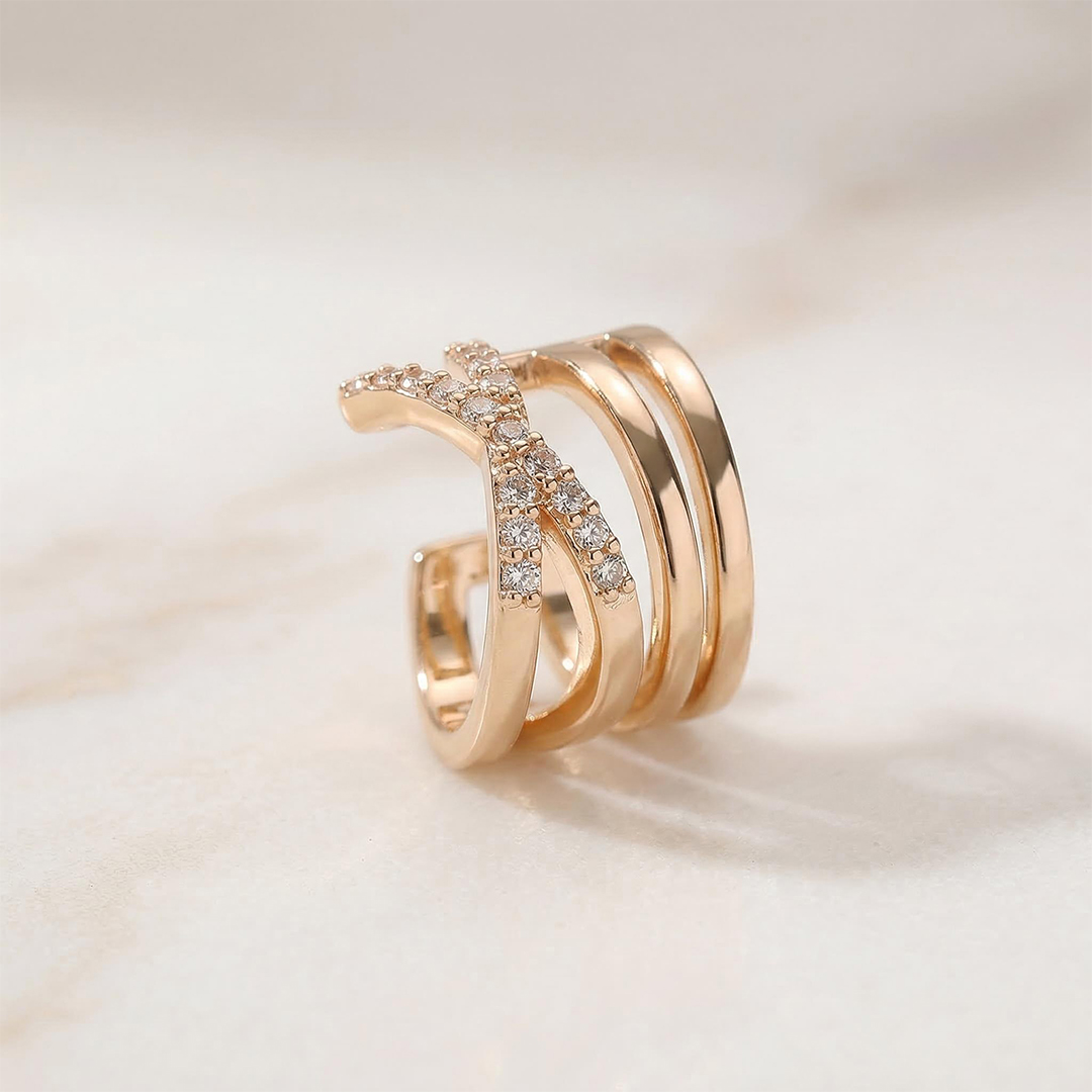 U-shape Cross No Piercing Ear Cuff