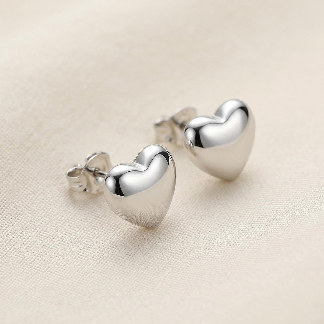  Mini Heart Stud Earrings