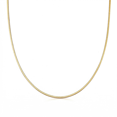 2.5mm Square Snake Necklace