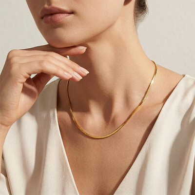 2.5mm Square Snake Necklace