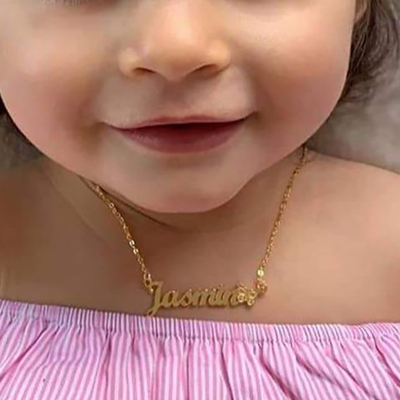 Personalized Butterfly Name Necklace