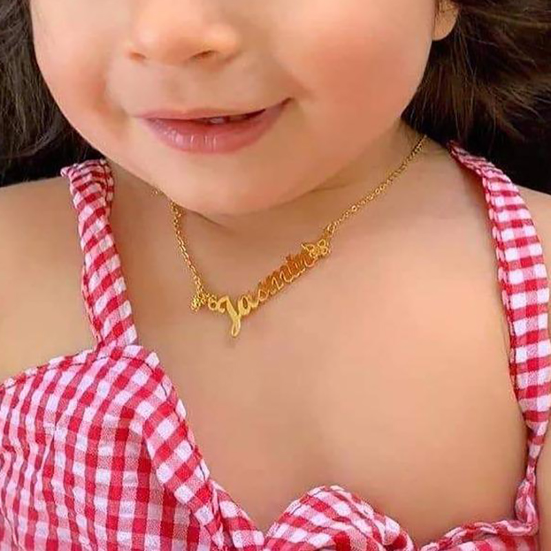 Personalized Butterfly Name Necklace