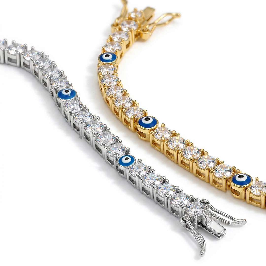 Evil Eye Tennis Bracelet & Anklet