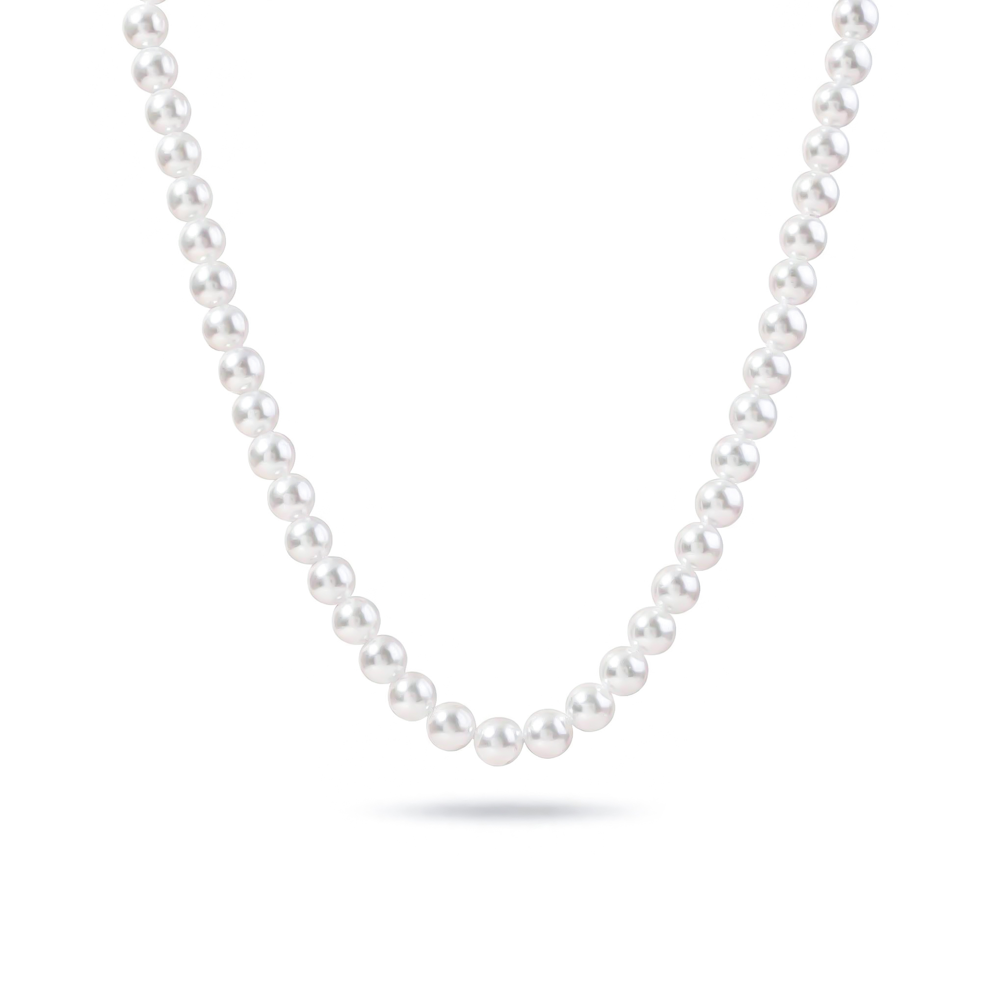 Women's 4mm/5mm/6mm/8mm/10mm Pearl Necklace